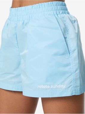 (New, never worn) Rotate, Roxanne nylon shorts - Light blue